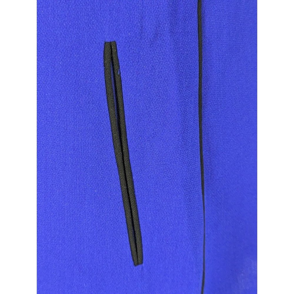 Forever New Womens Shorts Size 10 Blue Black Zip-Fly Belt Loops Pockets - Picture 5 of 7